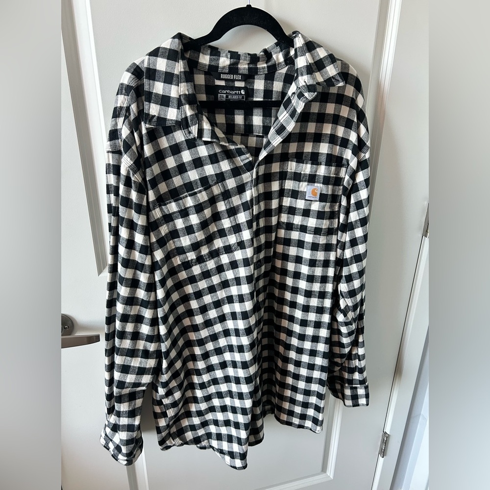 Carhartt | Black & White Checkered Button Down
